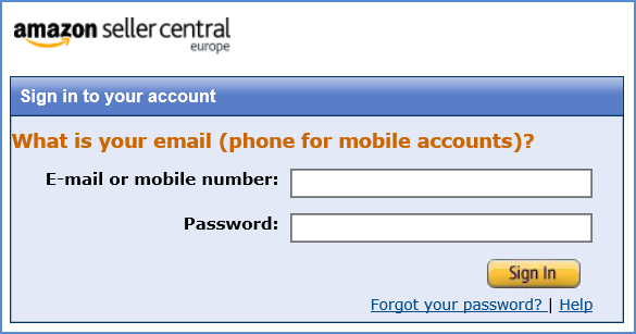 Amazon credentials