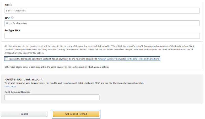 france - eu seller central set deposit method2